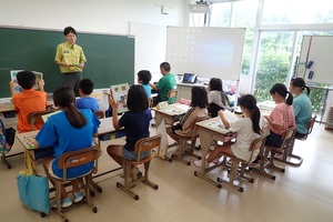 慶良間諸島国立公園　阿波連　小学校　授業