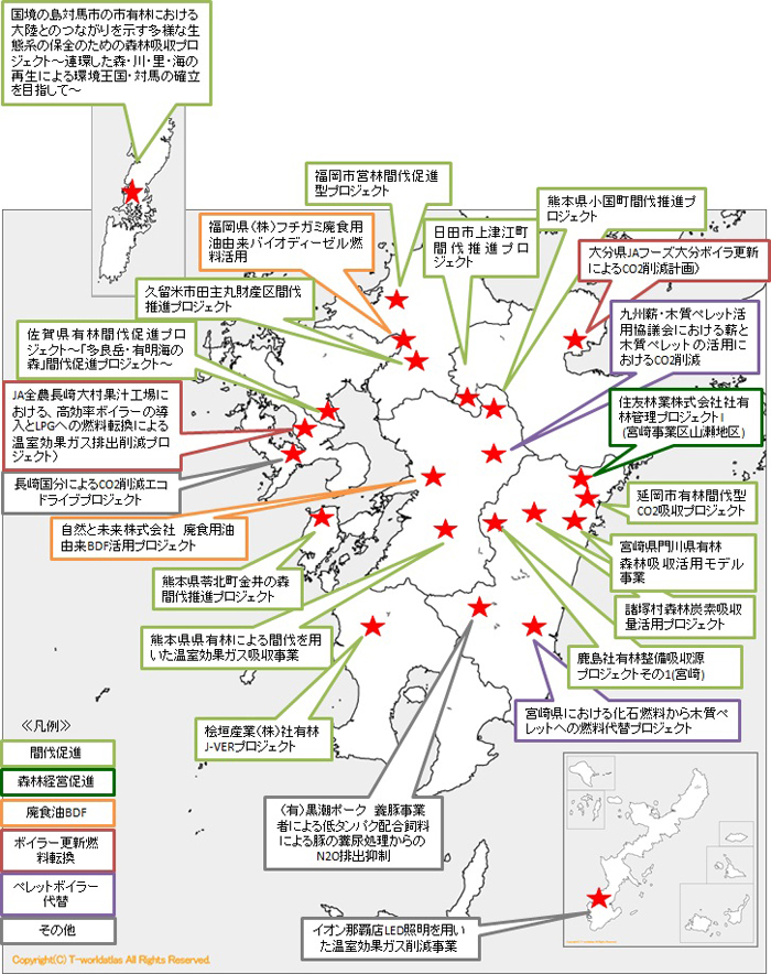 九州地方環境事務所 九州 沖縄地方地球温暖化影響 九州 沖縄地方のカーボン オフセット ｊ クレジット制度等の取組