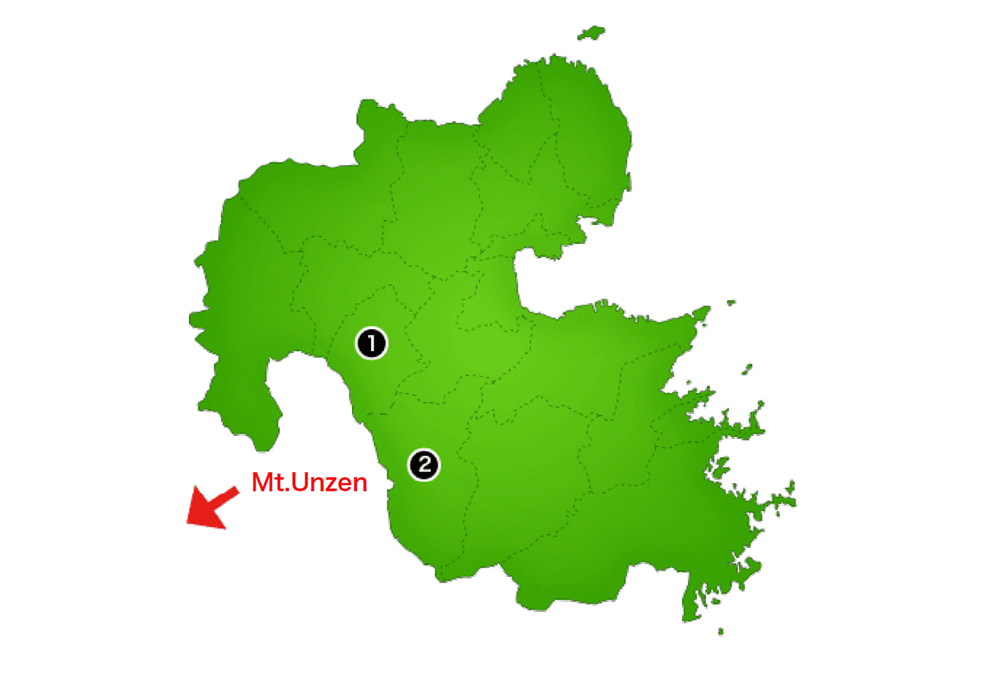 Map of Oita Prefecture
