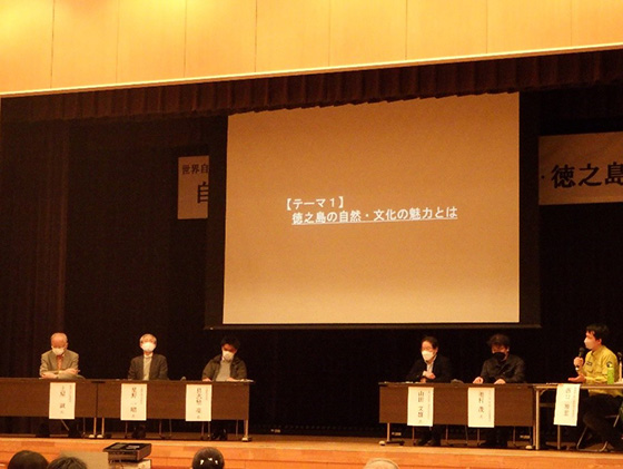 Panel discussion. Panelists are exchanging opinions on stage.